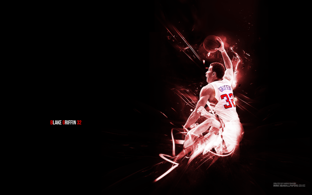 Basketball player air lightning effect free wallpaper - medium preview image