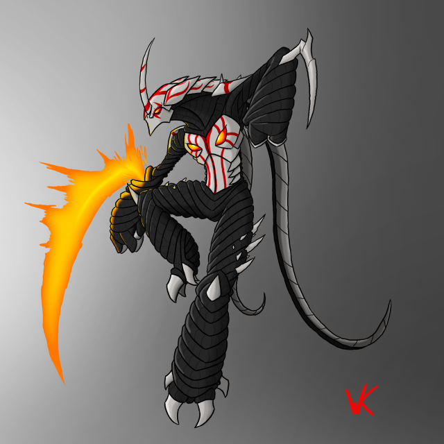 Cartoon character fire stick sword free wallpaper - medium preview image