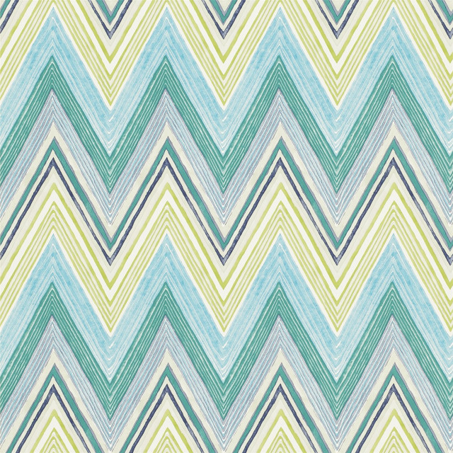 Chevron pattern green blue zigzag free wallpaper - medium preview image