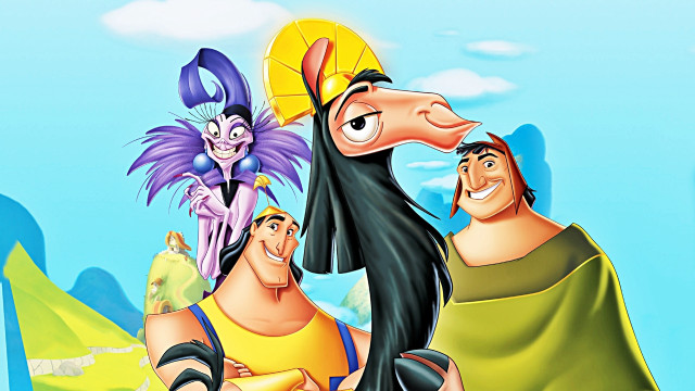 Cartoon man horse two men free wallpaper - medium preview image