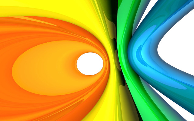 Colorful abstract background white circle #3 free wallpaper - medium preview image