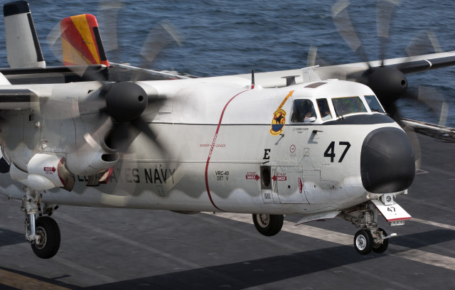 Military plane ship deck propellers free wallpaper - medium preview image