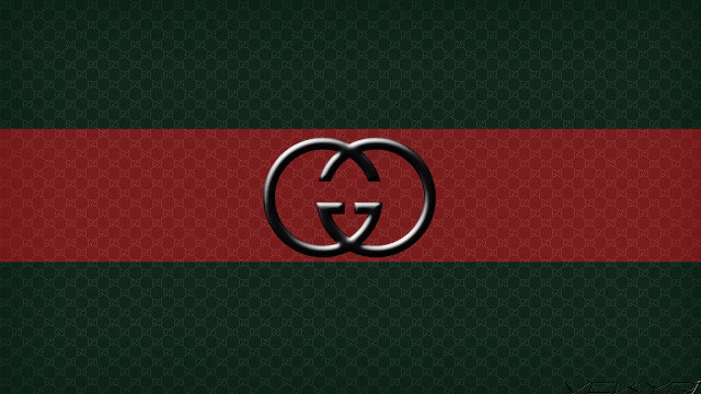 Gucci logo green red background #2 free wallpaper - medium preview image
