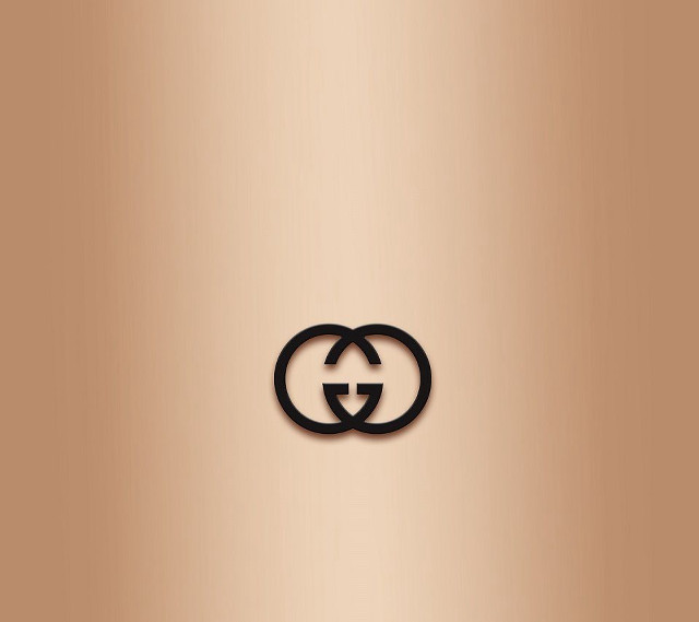 Gold background black gg logo free wallpaper - medium preview image