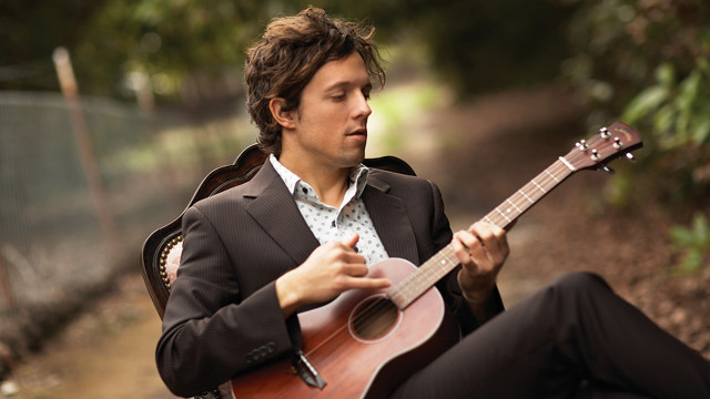 Man bench guitar park sitting free wallpaper - medium preview image
