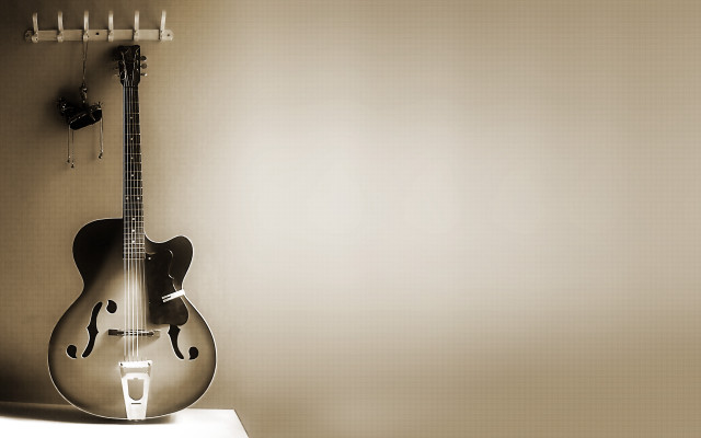 Guitar shelf room coat rack #2 free wallpaper - medium preview image