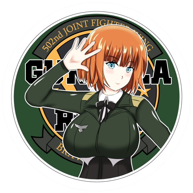 Girl uniform hand up head free wallpaper - medium preview image