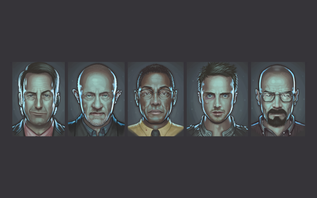 Men glasses beards lineup black free wallpaper - medium preview image