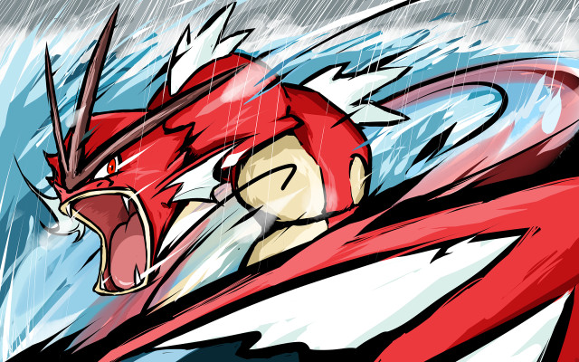 Red white animal mouth open free wallpaper - medium preview image