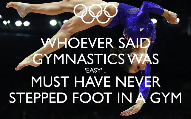 Man handstand gymnastics floor quote free wallpaper - medium preview image