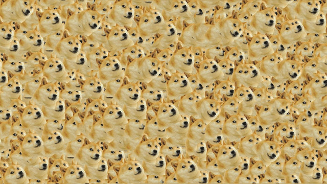 Dogs group wallpaper pattern row free wallpaper - medium preview image