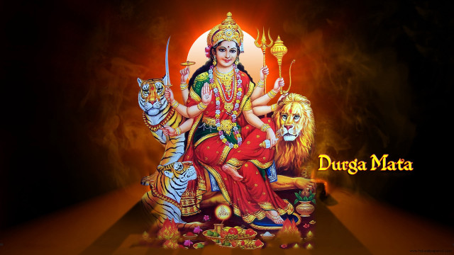 Woman throne cat lion painting free wallpaper - medium preview image