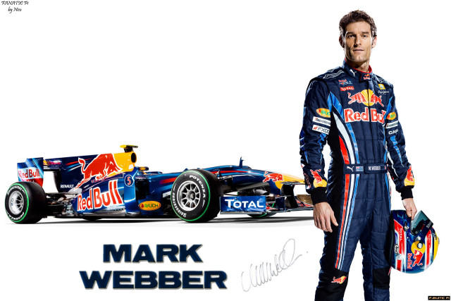 Man standing red bull racing free wallpaper - medium preview image