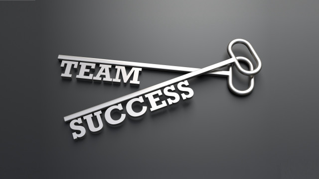 Scissors cutting team success black free wallpaper - medium preview image