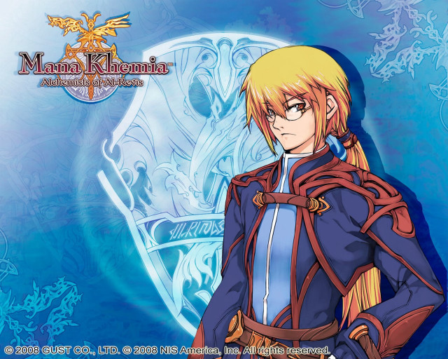 Man blue outfit blue background free wallpaper - medium preview image