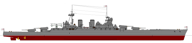 Battleship drawing flag mast top free wallpaper - medium preview image