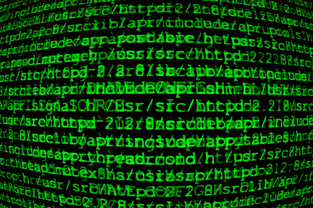 Green black background numbers digital #2 free wallpaper - medium preview image