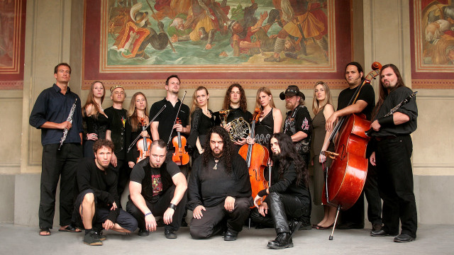 Rococo band portrait instruments biomechanical free wallpaper - medium preview image