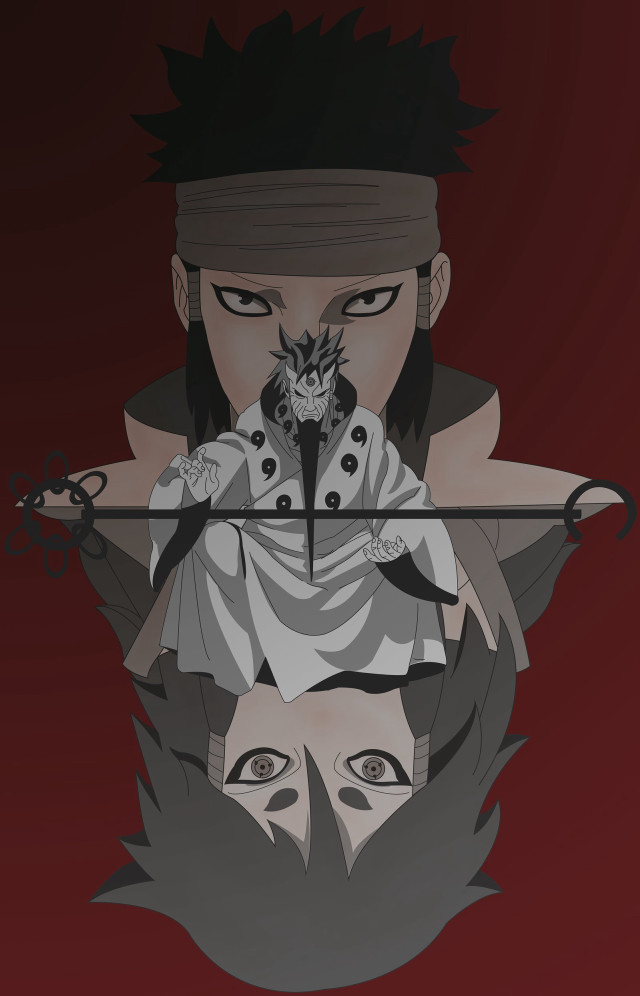 Man sword demon shoulder fantasy free wallpaper - medium preview image