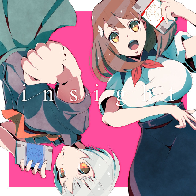 Anime characters pink background expressions free wallpaper - medium preview image