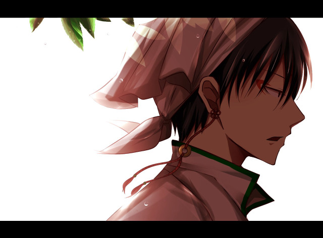 Person ponytail shirt tree leaves free wallpaper - medium preview image