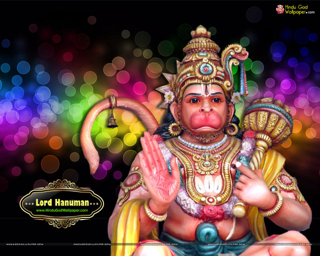 Hindu god statue bell colorful free wallpaper - medium preview image