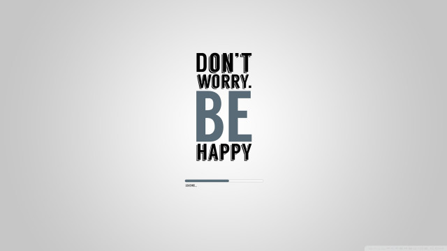 Dont worry be happy black free wallpaper - medium preview image