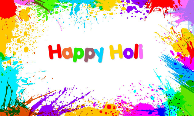 Happy holi colorful background multicolored free wallpaper - medium preview image