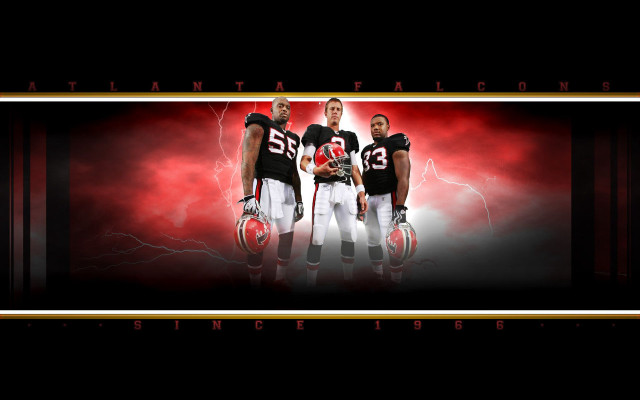 Football players red background lightning free wallpaper - medium preview image