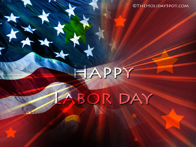 Happy labor day american flag #2 free wallpaper - medium preview image