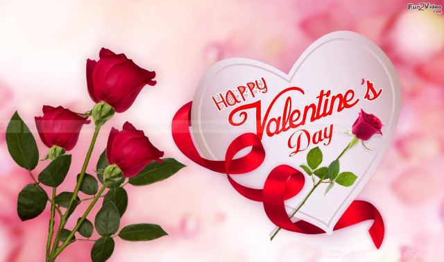 Heart shaped box rose ribbon free wallpaper - medium preview image