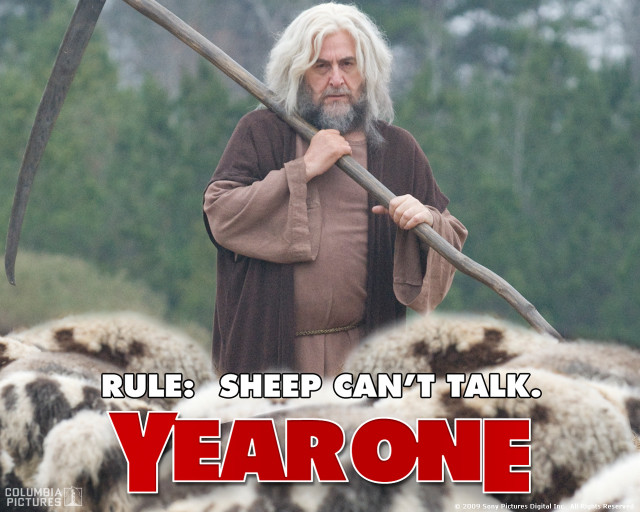 Old man stick sheep slogan free wallpaper - medium preview image