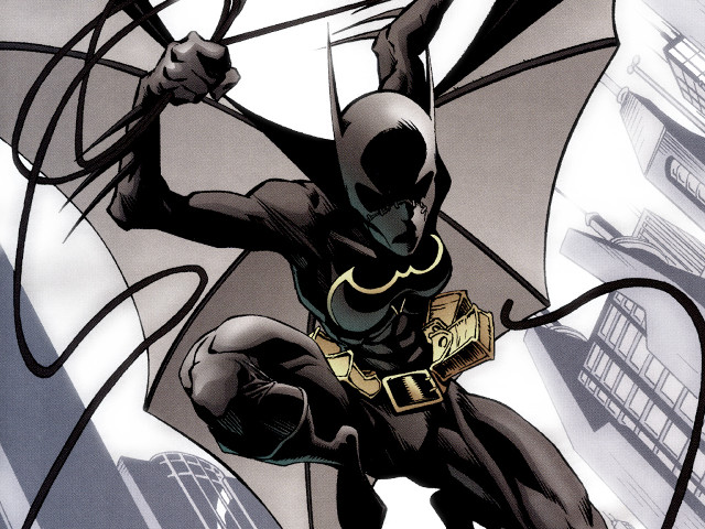 Batman flying air bat extended free wallpaper - medium preview image