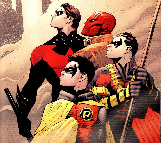 Costumed group mountain red mask free wallpaper - medium preview image