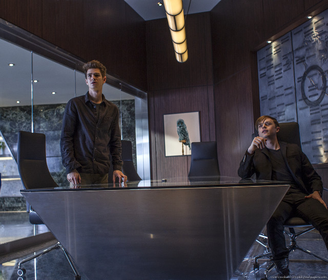 Man woman desk room glass free wallpaper - medium preview image