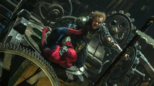 Man spider suit mechanical machine free wallpaper - medium preview image