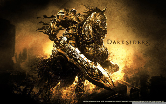 Dark knight fire smoke gothic free wallpaper - medium preview image