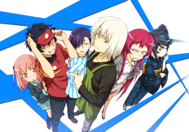 Anime group boys girls kimono free wallpaper - medium preview image