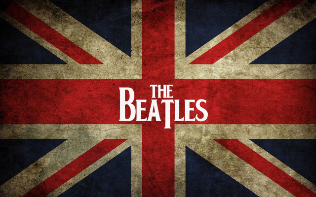 British flag beatles red blue free wallpaper - medium preview image