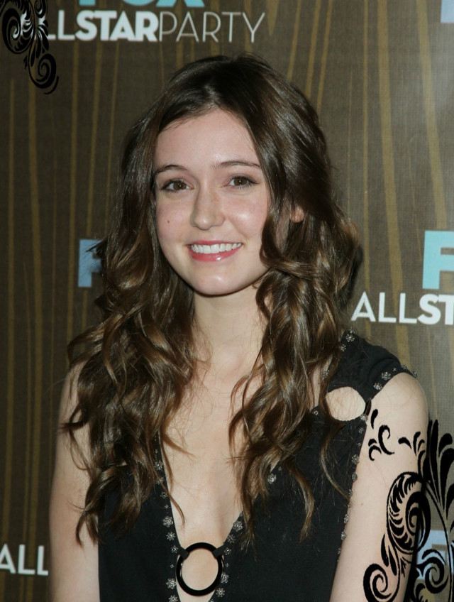 Woman smiling blackdress longhair braided free wallpaper - medium preview image