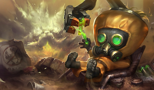 Cartoon character gas mask gun free wallpaper - medium preview image