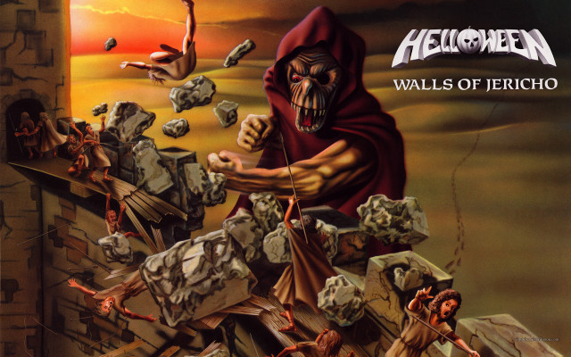 Man knife rocks painting artwork free wallpaper - medium preview image