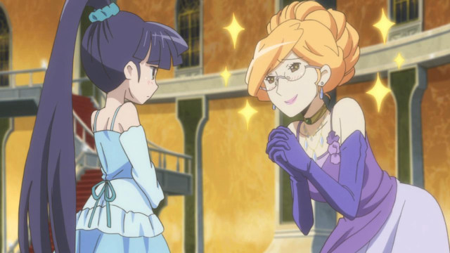 Anime girls building stars long free wallpaper - medium preview image