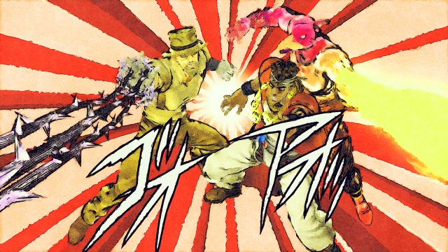 Man knife woman flower yellow free wallpaper - medium preview image