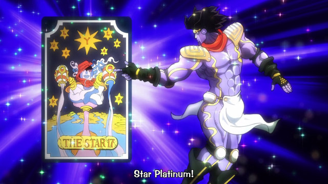 Cartoon character holding star sign free wallpaper - medium preview image