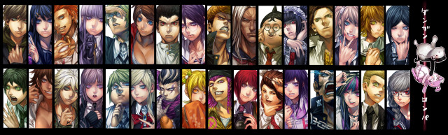 Anime characters expressions hair colors #3 free wallpaper - medium preview image