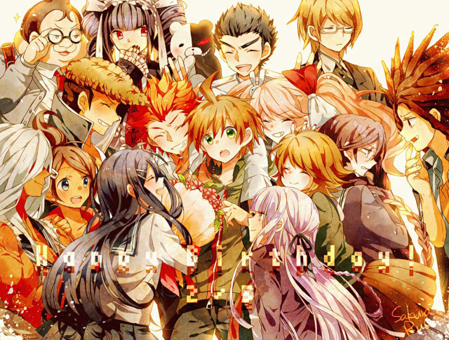 Anime characters group white background #28 free wallpaper - medium preview image