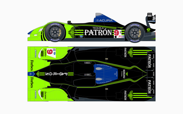 Racing car paper model green free wallpaper - medium preview image