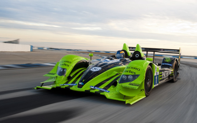 Green race car race track free wallpaper - medium preview image