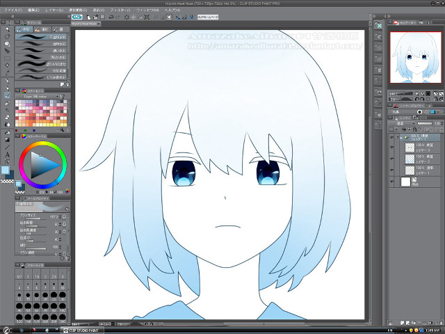 Cartoon character blue eyes white #2 free wallpaper - medium preview image